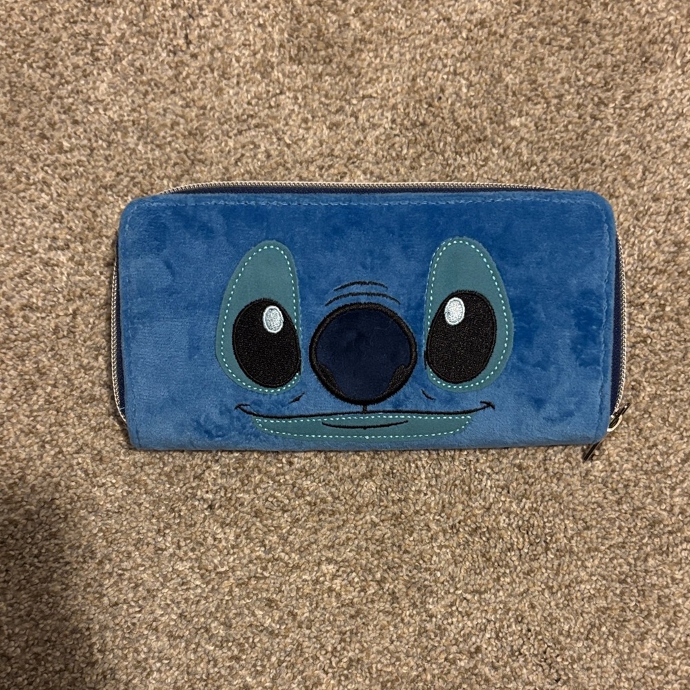 Blue Stitch Wallet